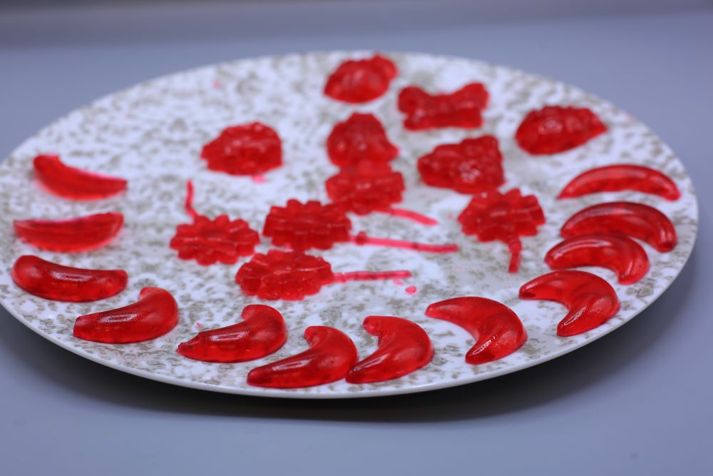 حلوى جيلي الرمان الصحي