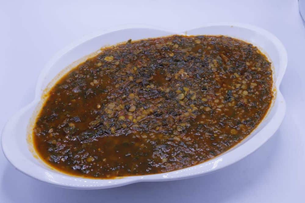 سبانخ بحمص الطبيخ