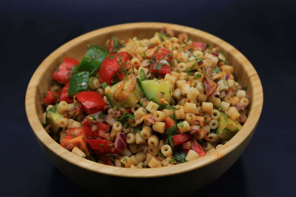 سلطة مكرونة بالخضار