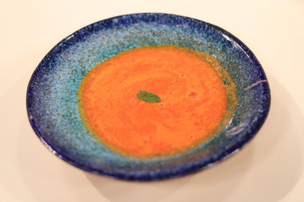 شوربة طماطم مشوية