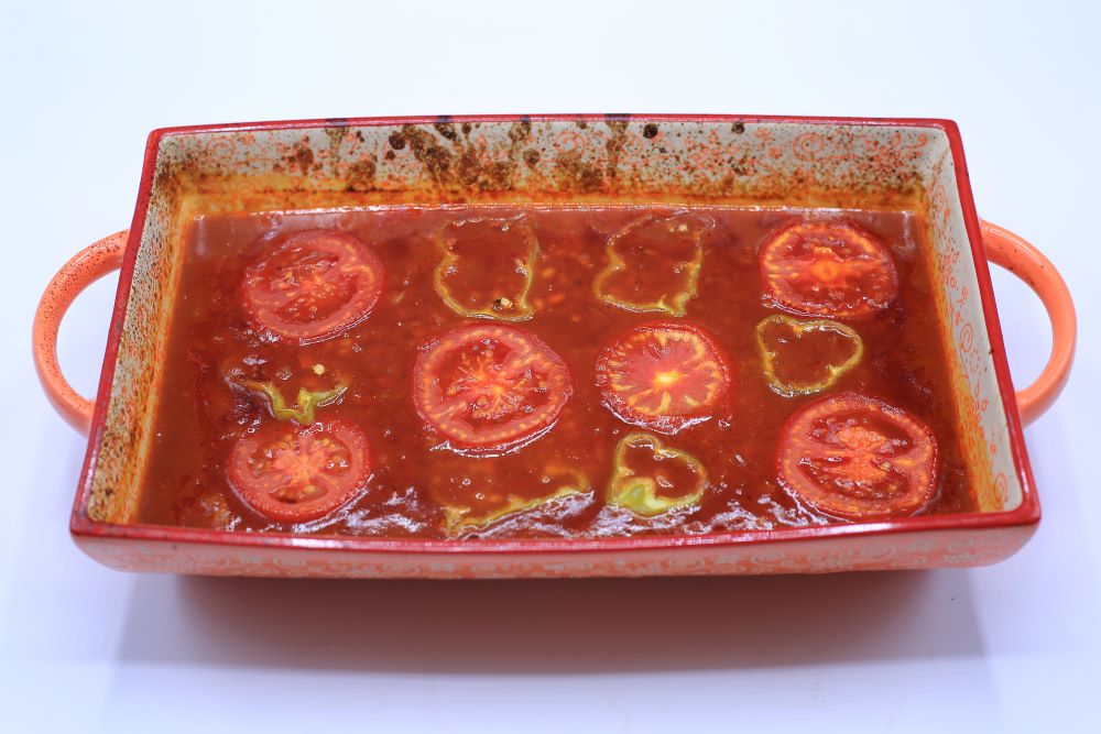 طاجن قمح بالصلصة