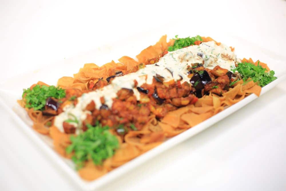 فتة الباذنجان