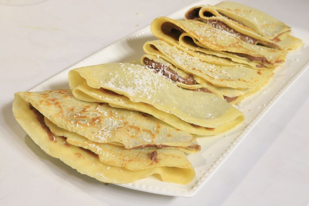 كريب حلو بالقشطة الكدابة