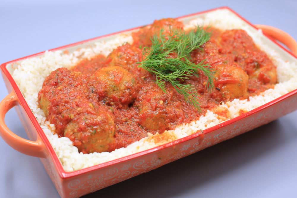 كفتة باذنجان بالدمعة