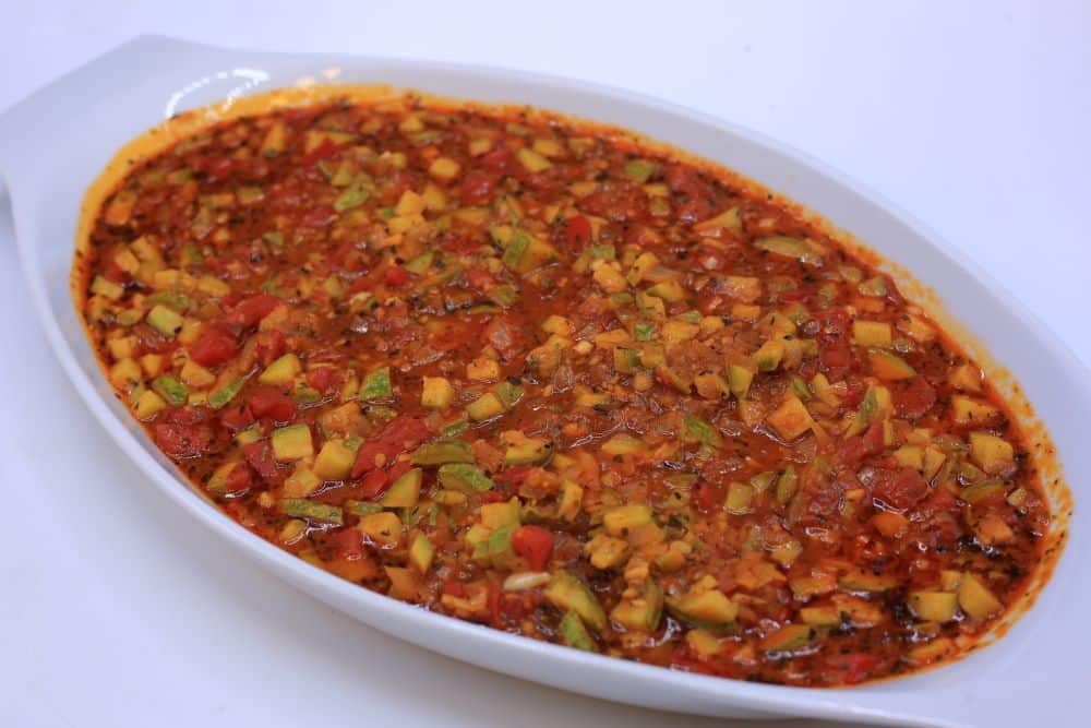 كوسة مع البرغل