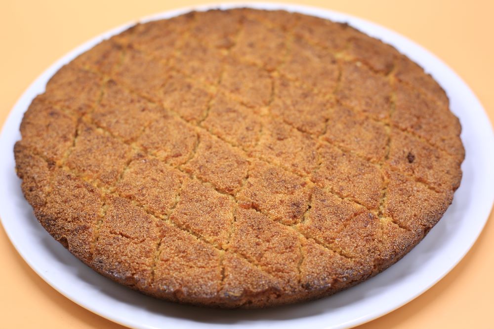 بسبوسة بنكهة ماء الورد