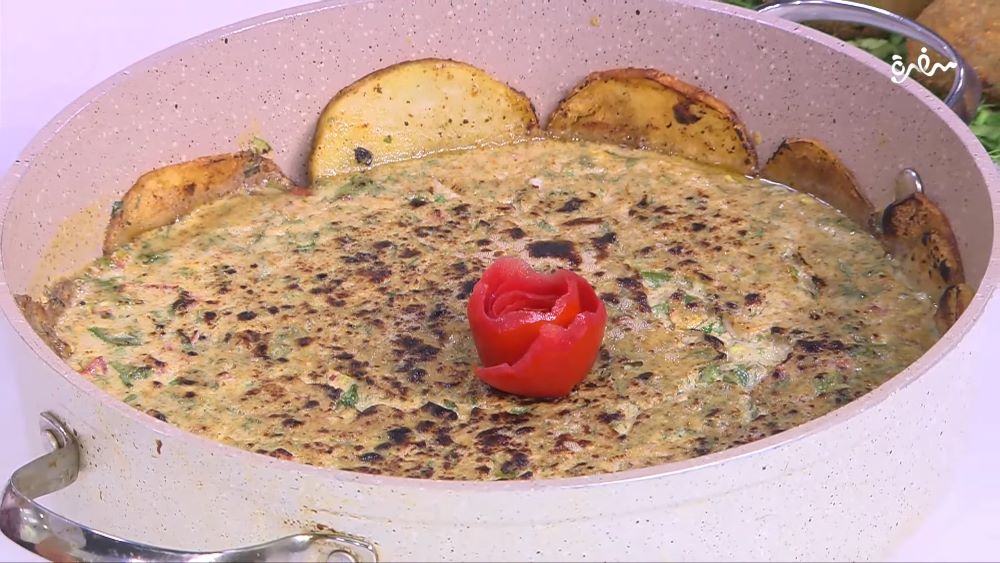 جبنة فيتا بالخضار المقلي