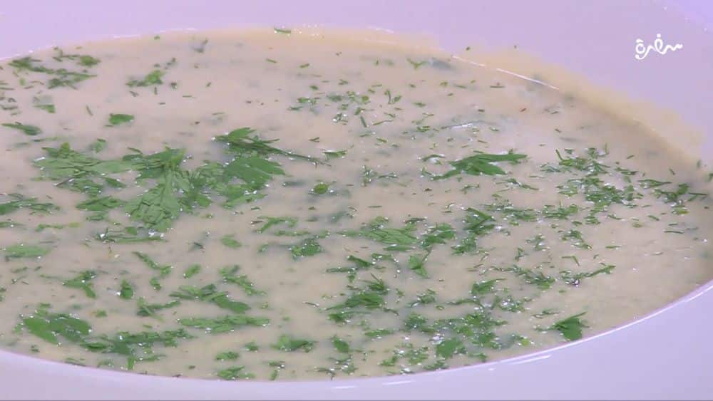 حساء خضروات بالكريمة