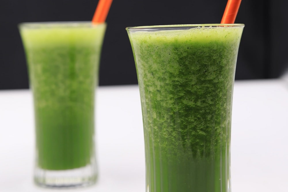 زنجبيل بالسبانخ