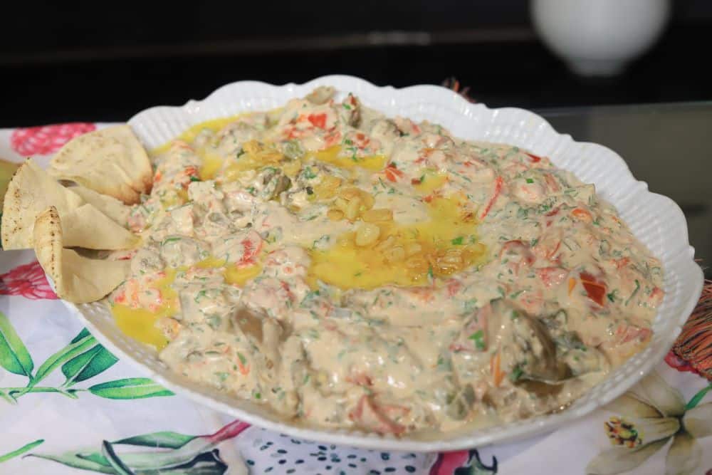 طاجن الباذنجان بالطماطم المشوية