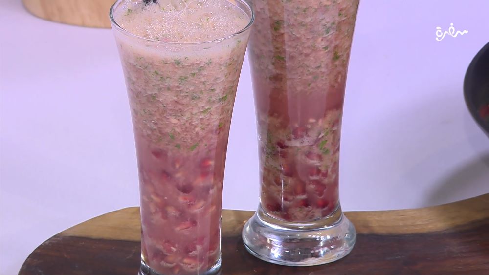 عصير برتقال بالرمان