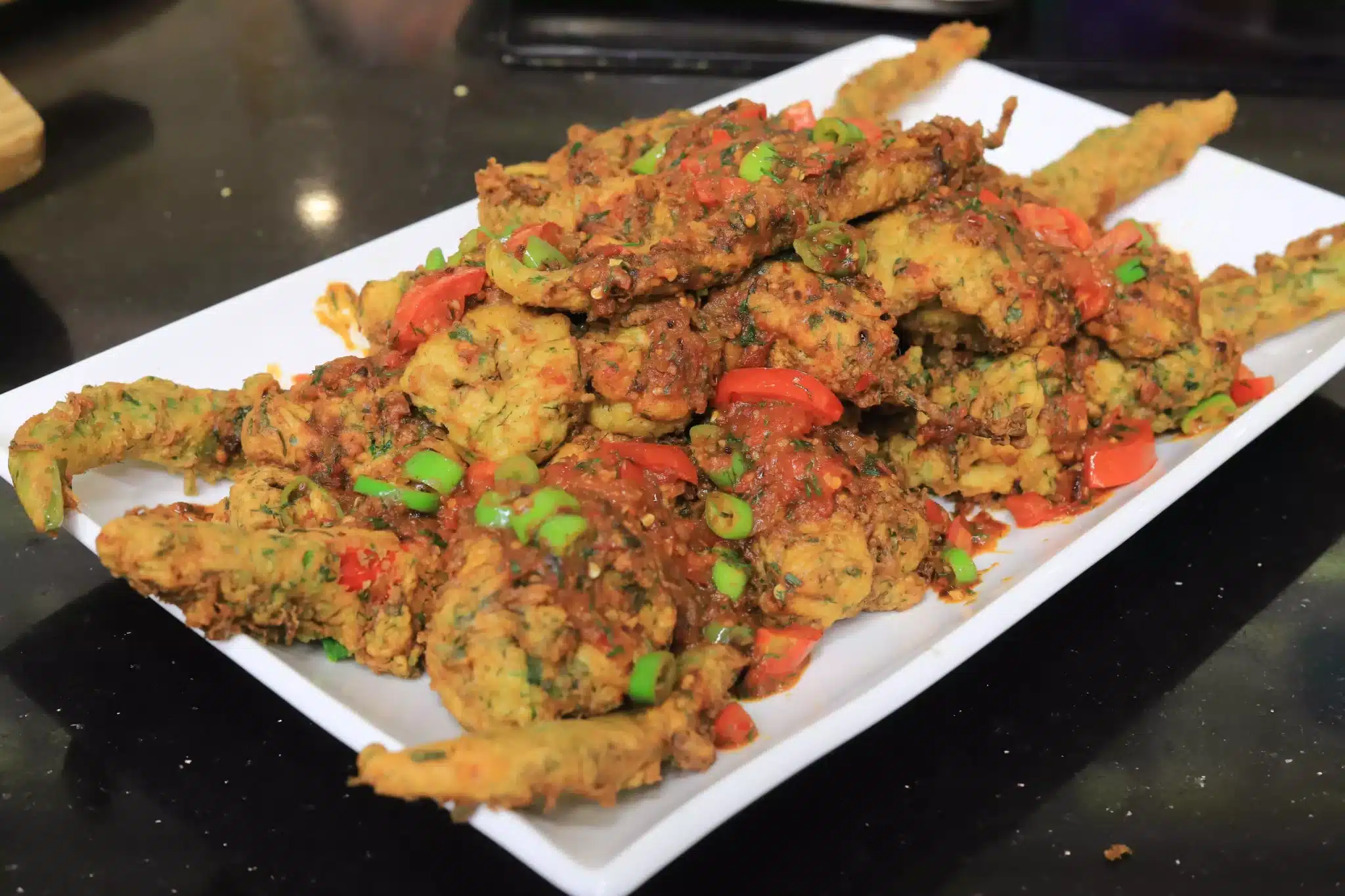 قرنبيط مقلي بالخلطة