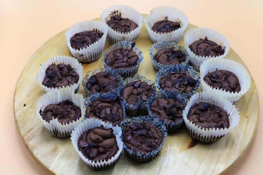 كب كيك البطاطا