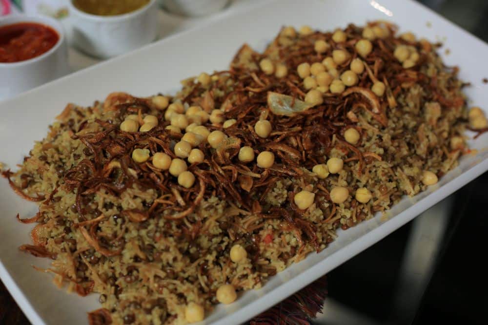 كشري البرغل بالحمص