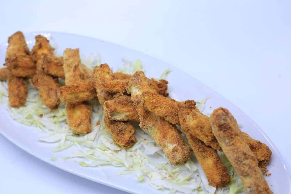 كوسة مقلية بالفرن