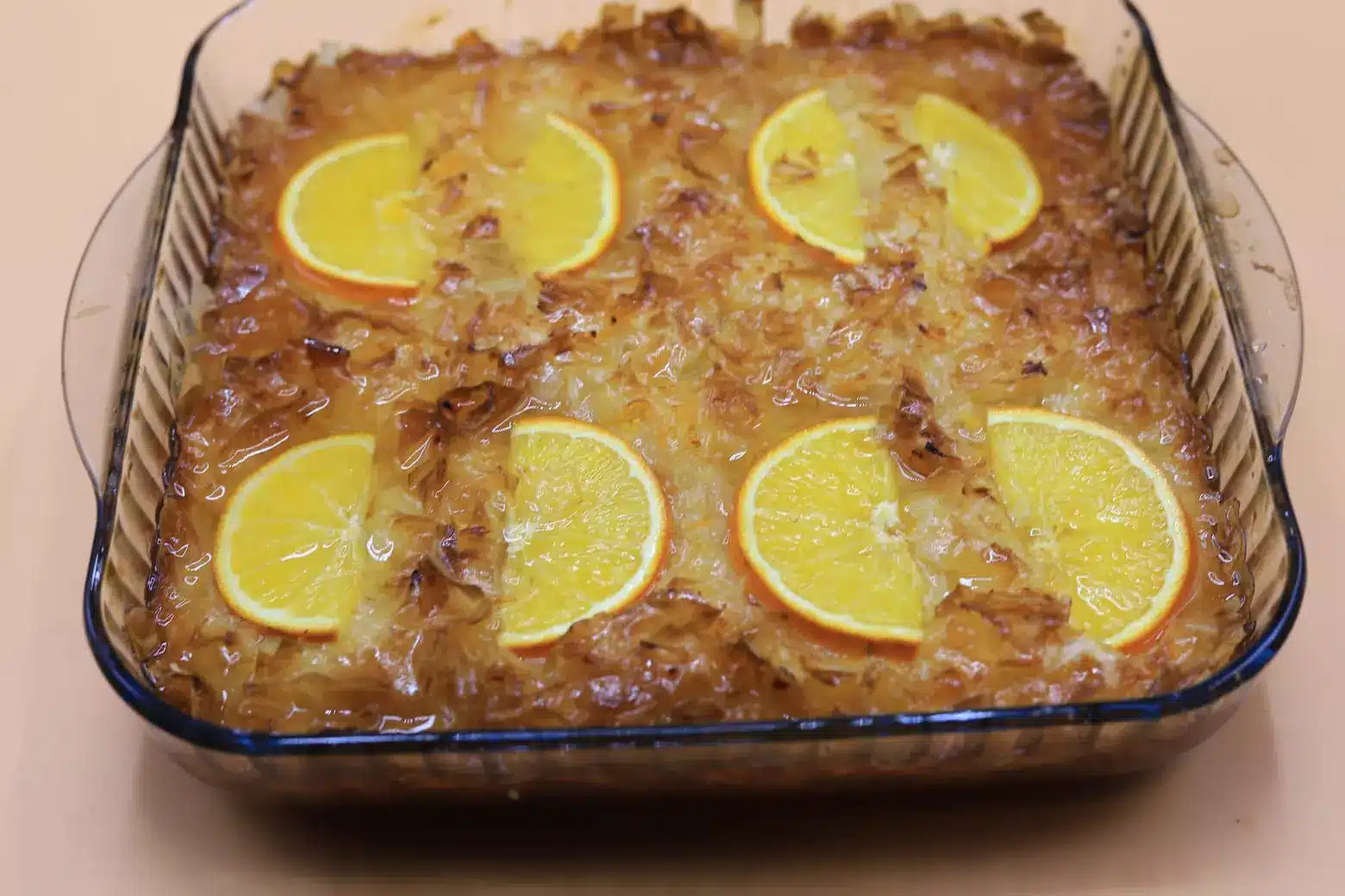 كيكة البرتقال بالجلاش