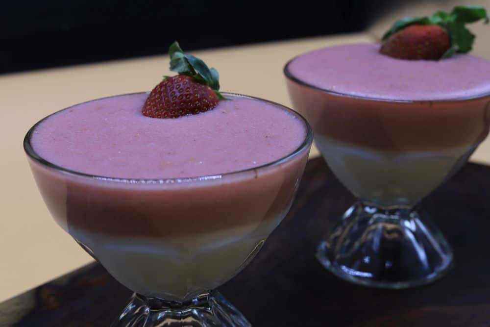 مهلبية بالفراولة