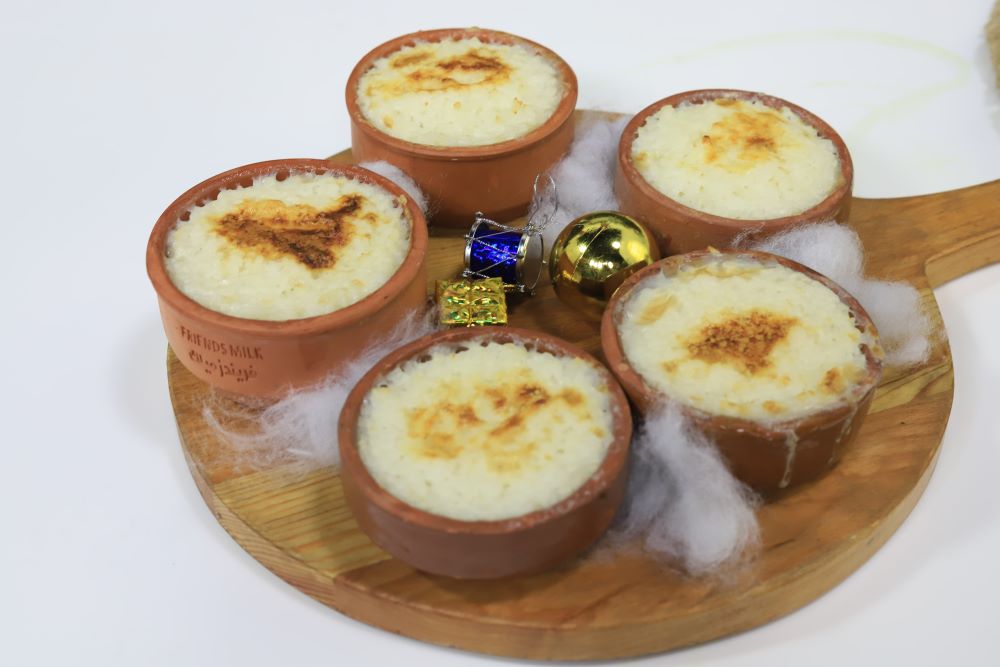 أرز حلو في الفرن