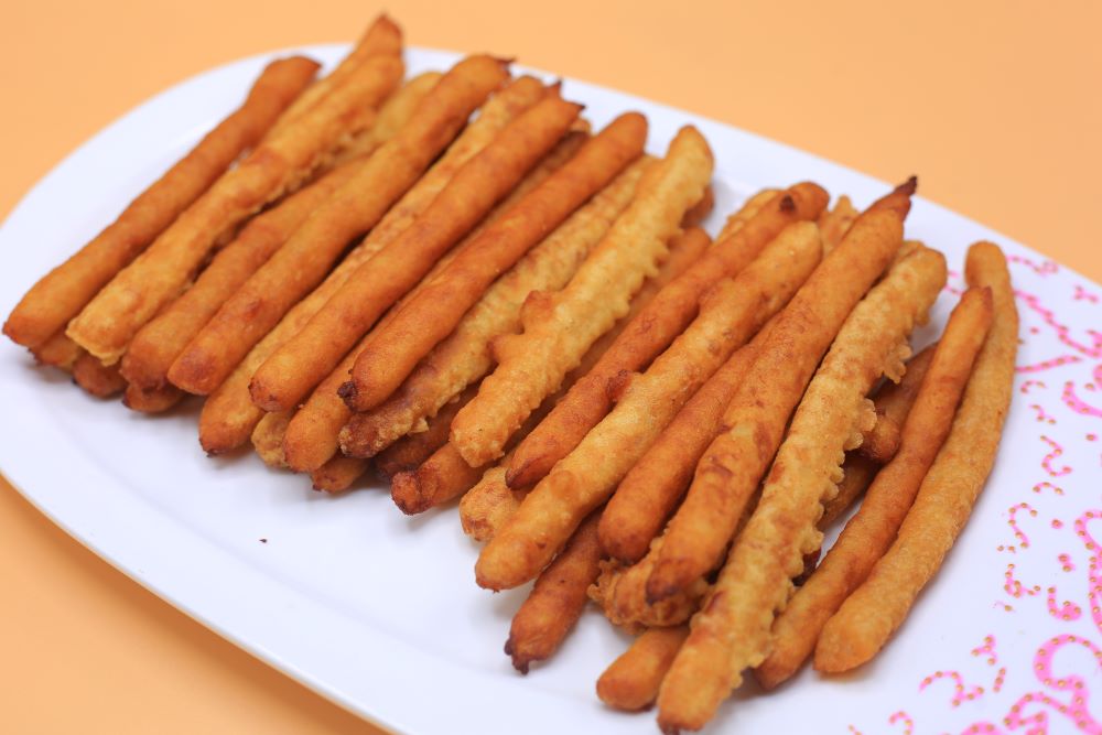 أصابع البطاطس المقرمشة