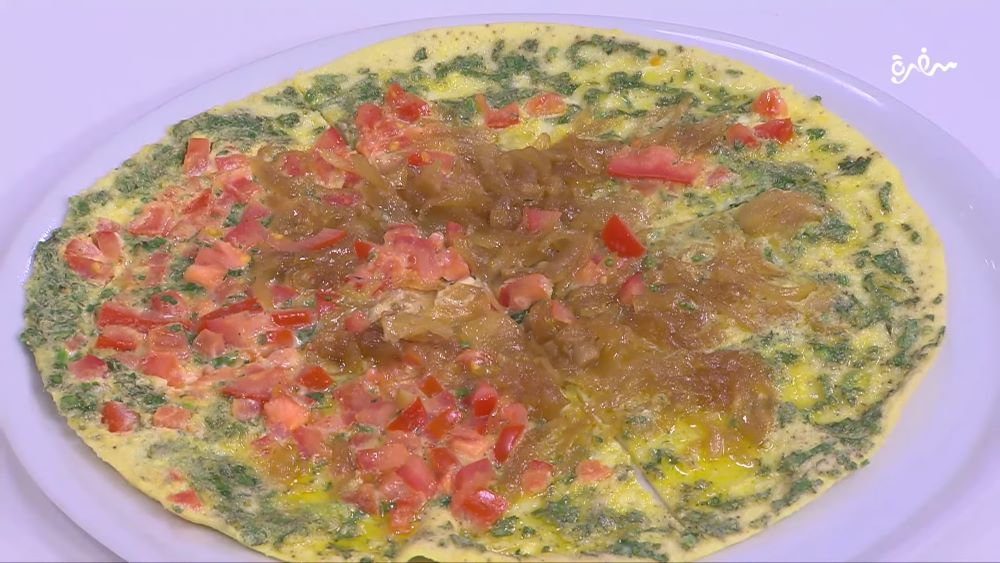 أومليت بالبصل المكرمل