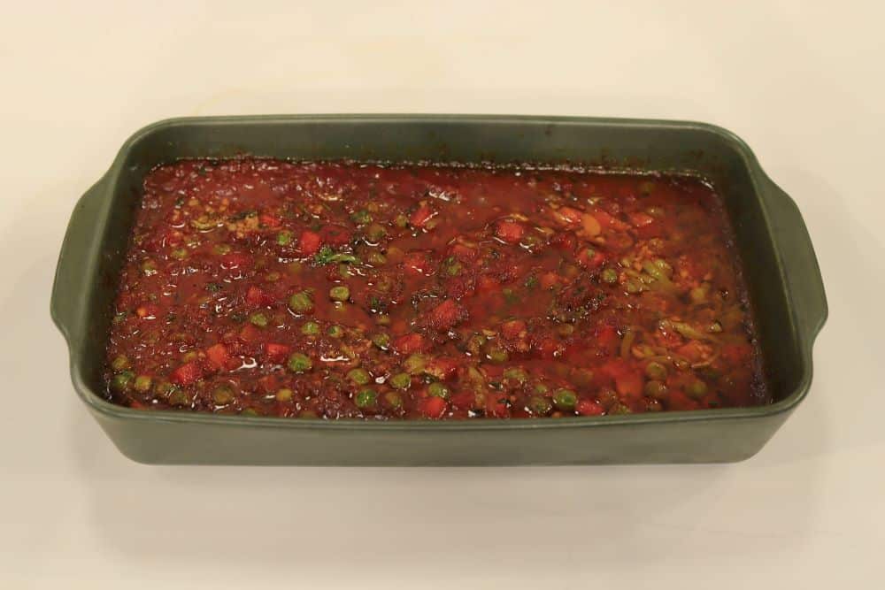 طاجن بسلة بالجزر