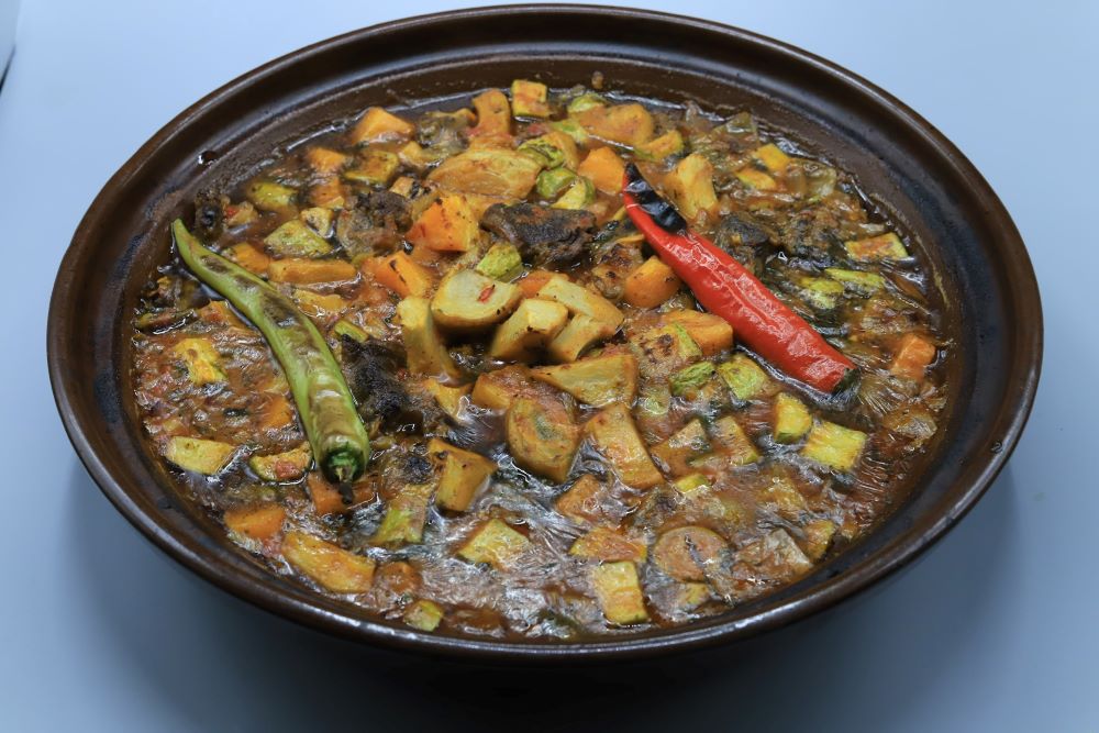 طاجن قرع بالكوسة