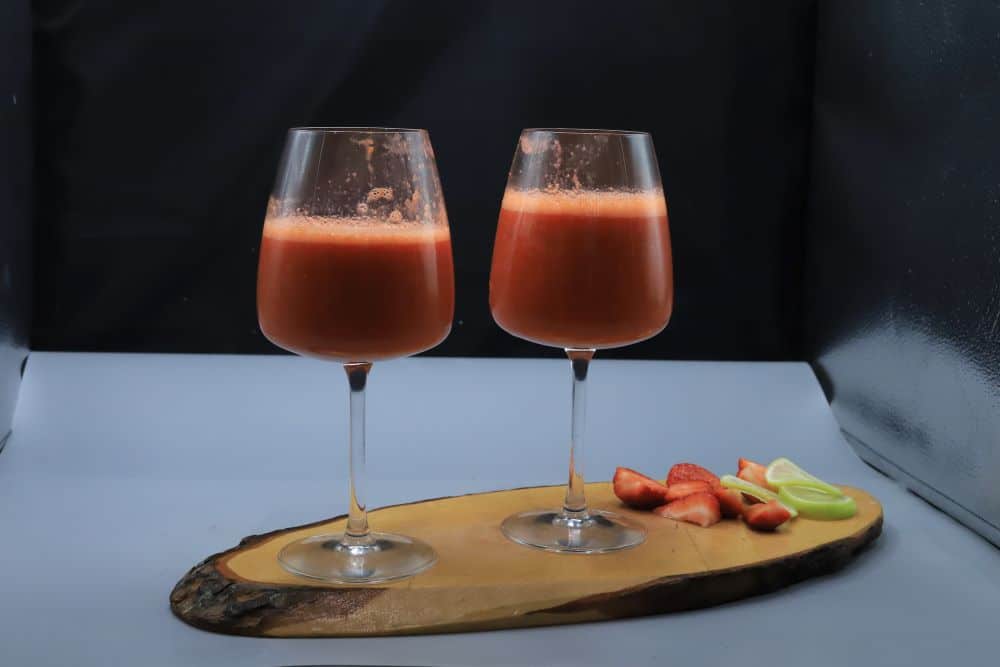 عصير فراولة بالليمون