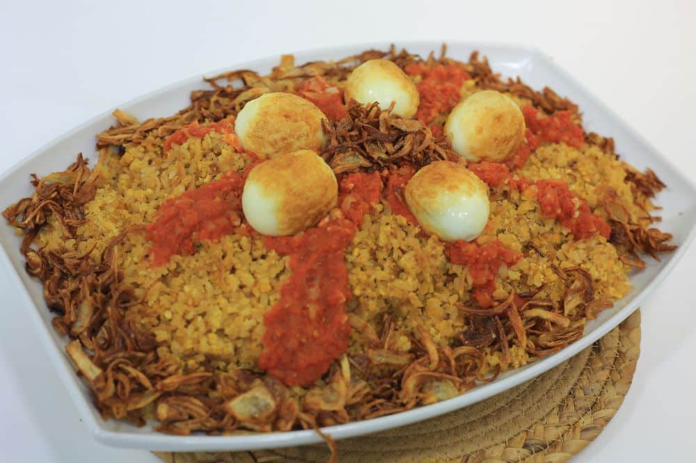 كشري عدس أصفر