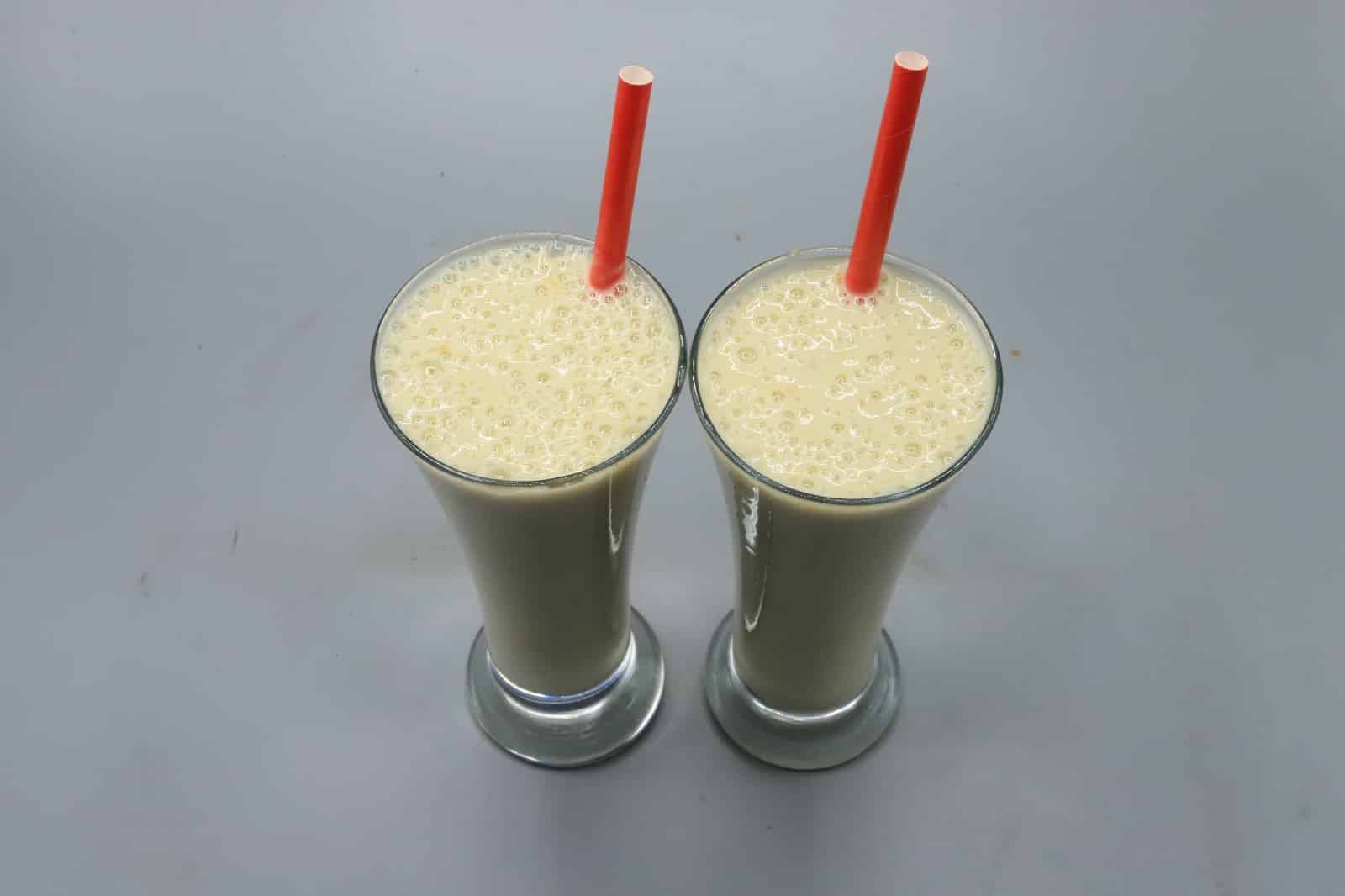 موز باللبن والبرتقال