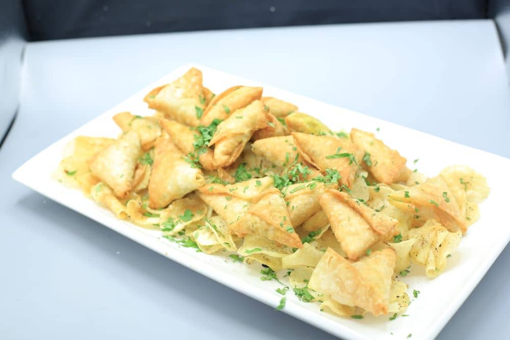 سمبوسك بالبطاطس الحارة