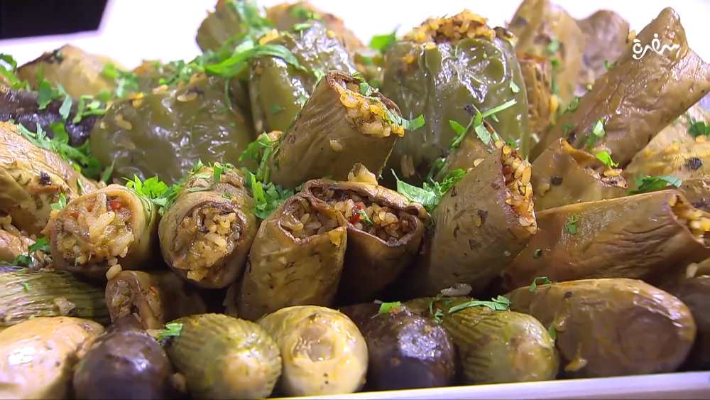 صينية محاشي مشكلة