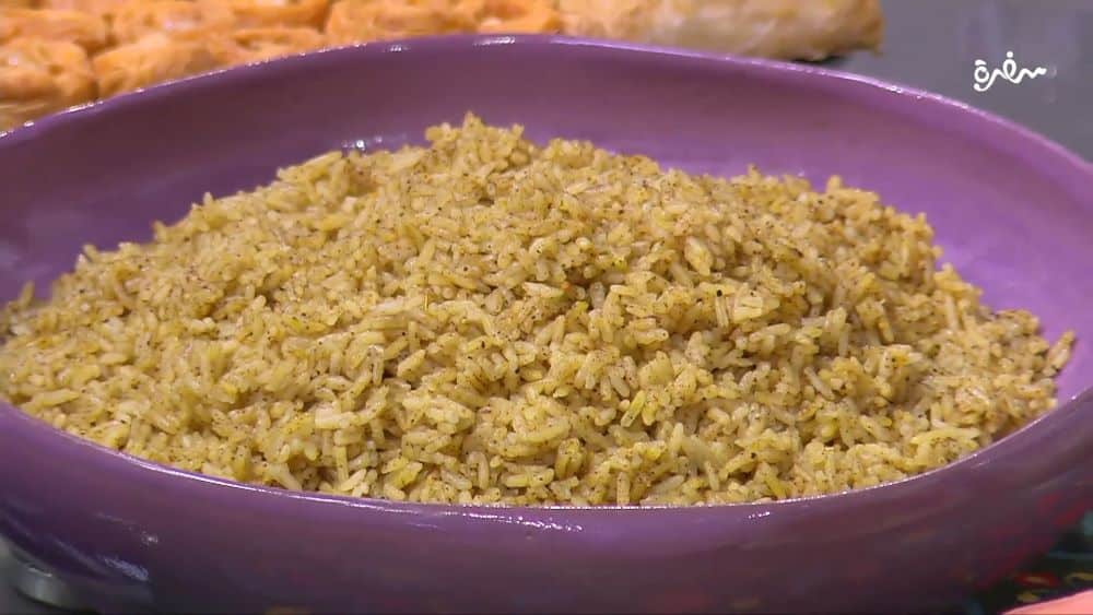 أرز بالكاري والبرتقال