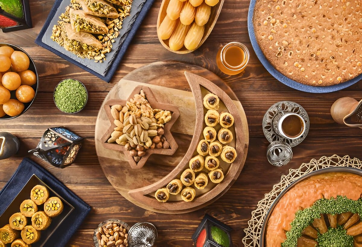 أطباق حلويات رمضان