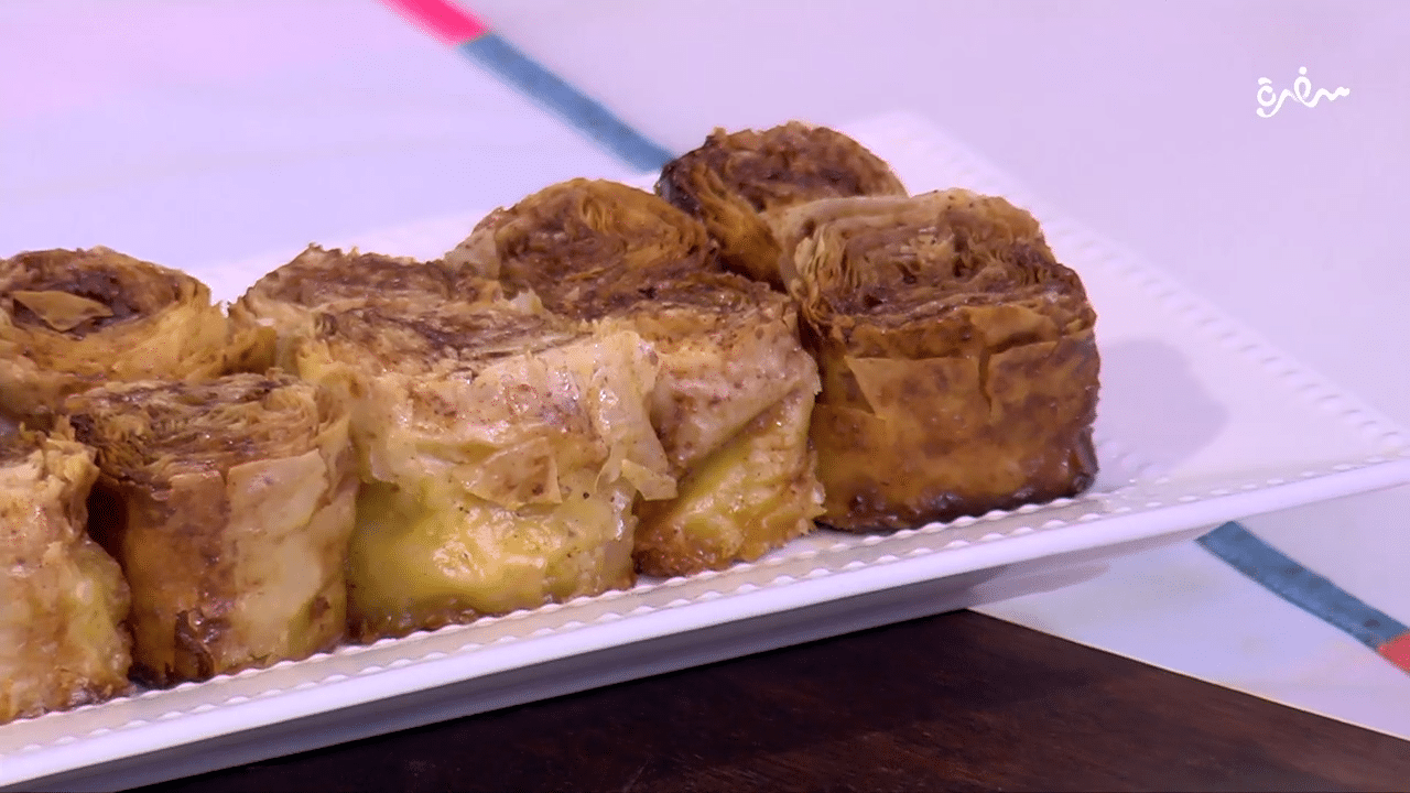 بقلاوة رول القرفة