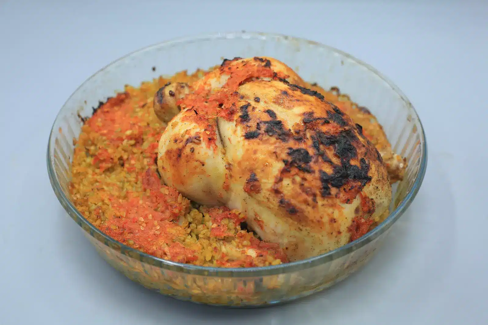 دجاجة محشية فريك