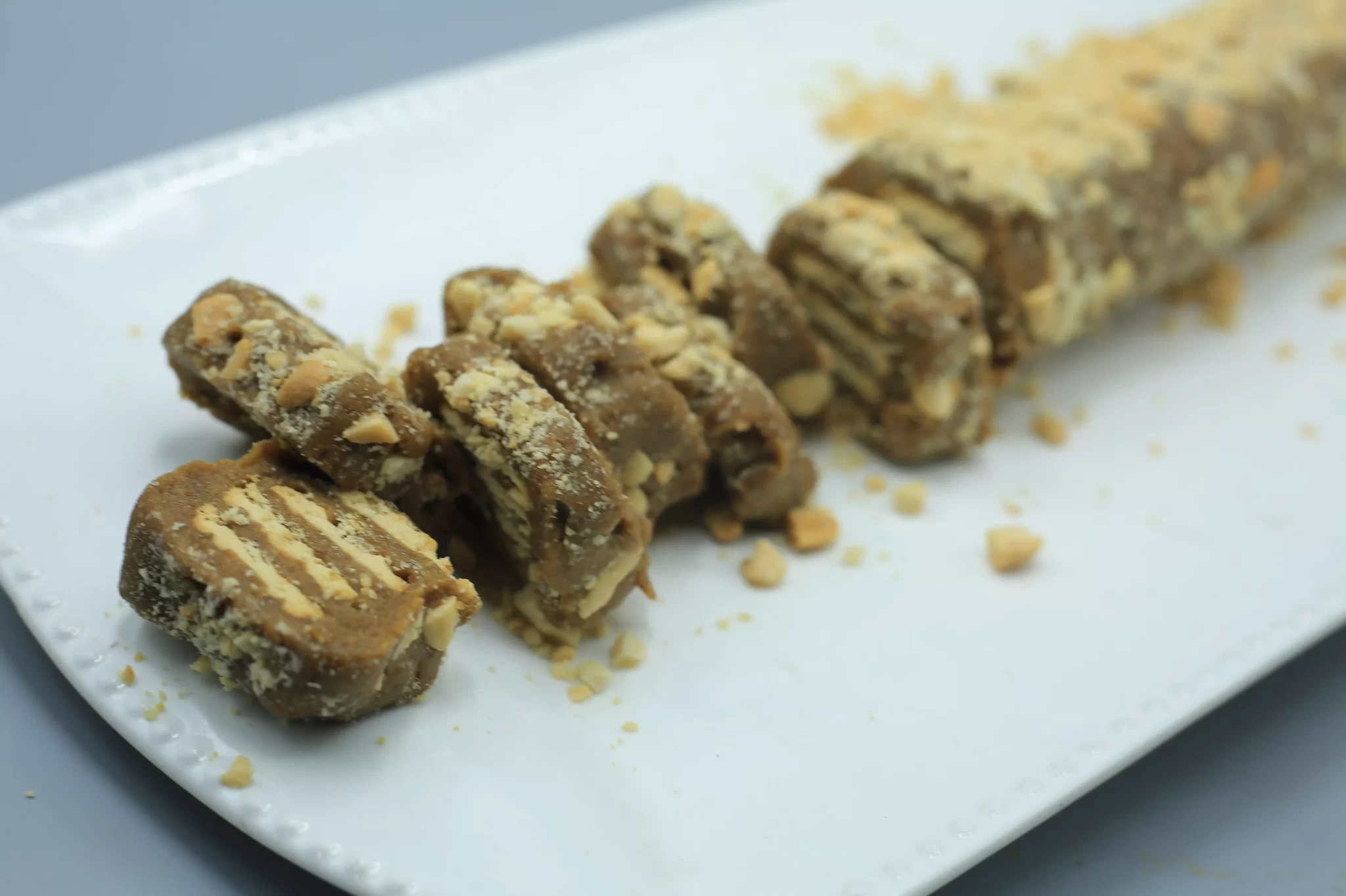 رول التمر والبسكوت