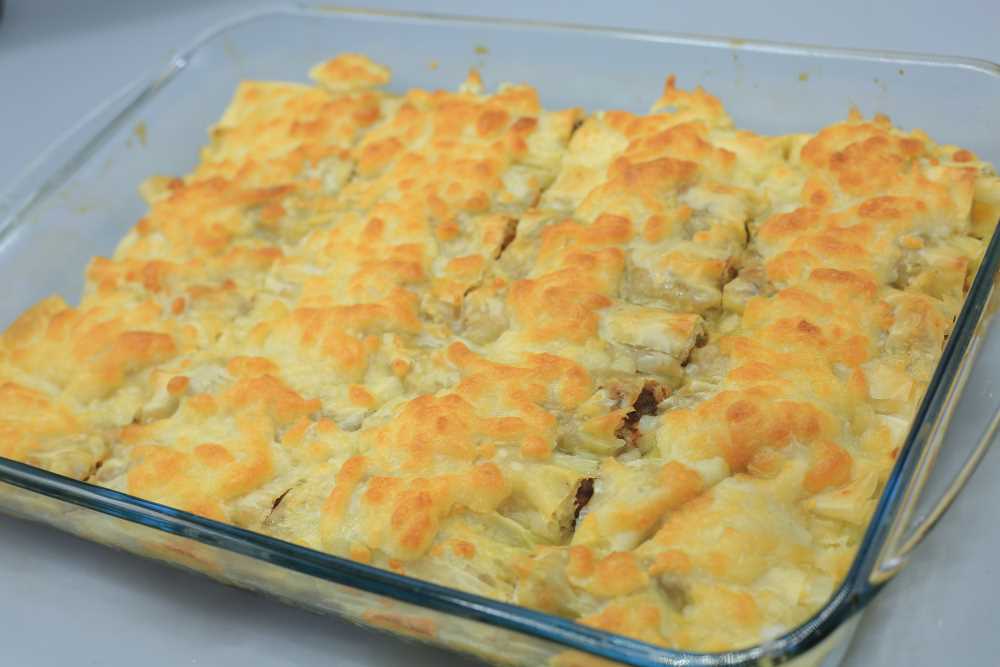 رول الجلاش بحشوة السجق