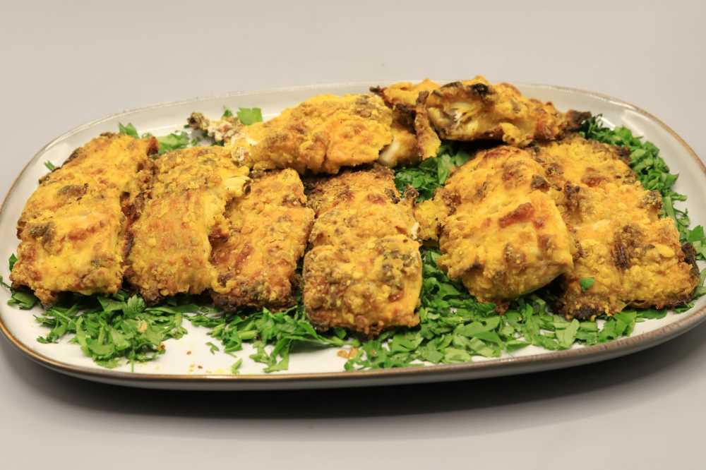 سمك فيليه مقلي بطريقة ساندرا