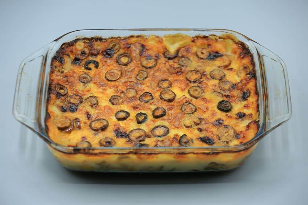 طاجن رنجة بالجبن