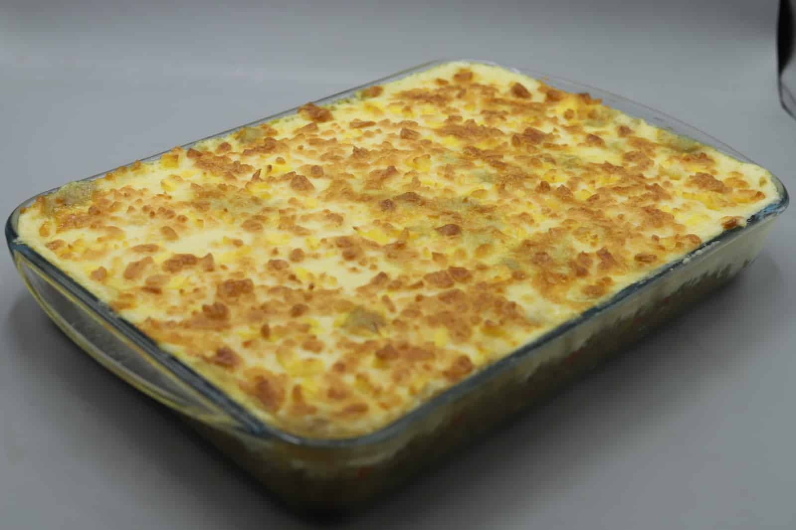 طاجن فريك بالبشاميل