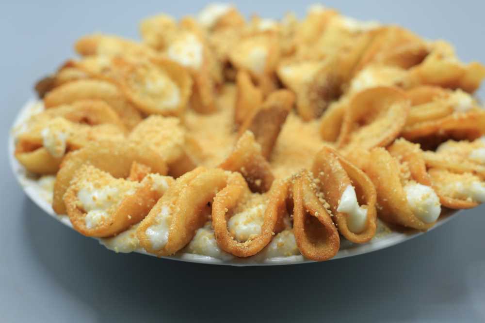 قطايف بالقشطة الكدابة