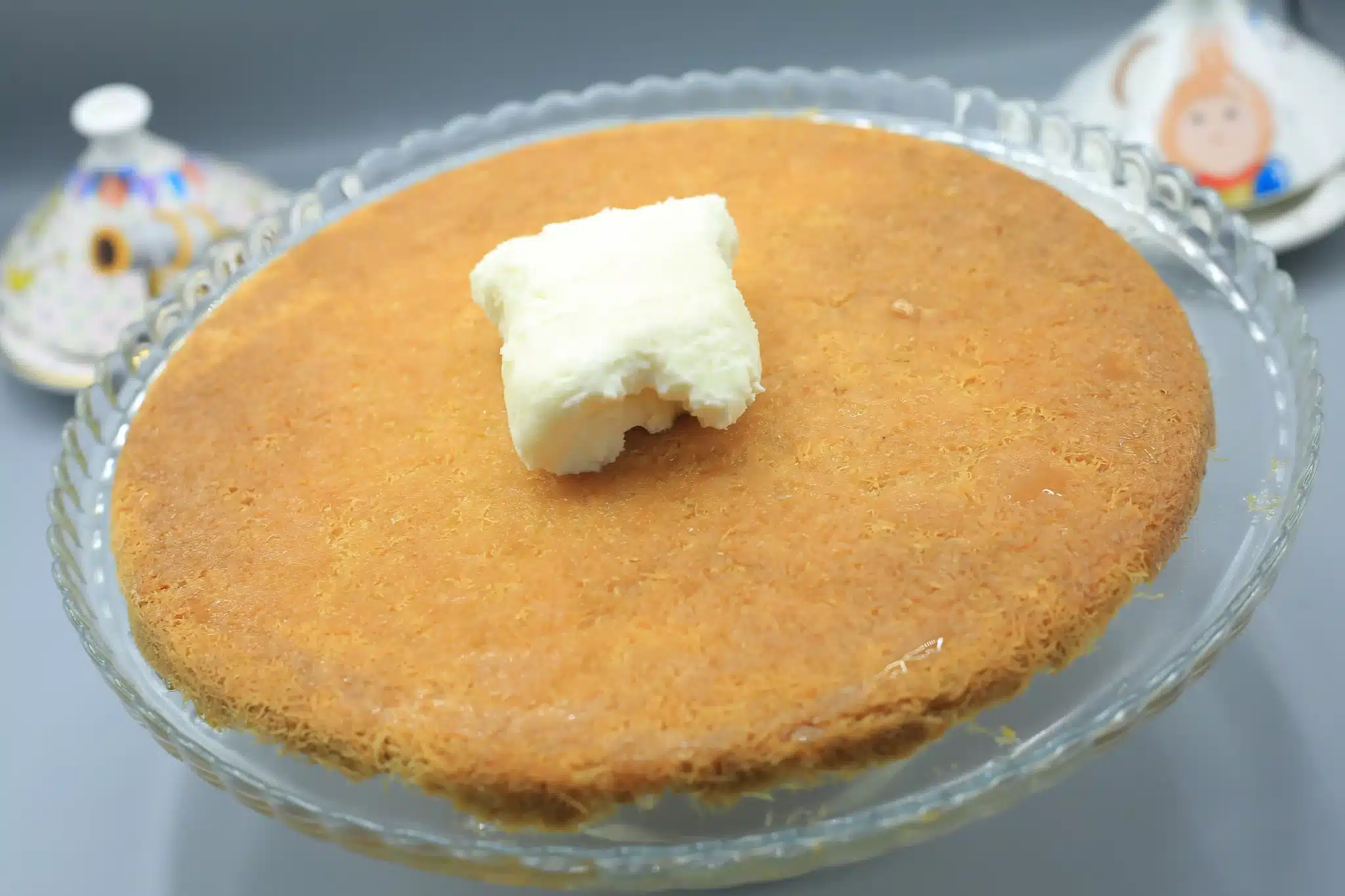 كنافه بالقشطه