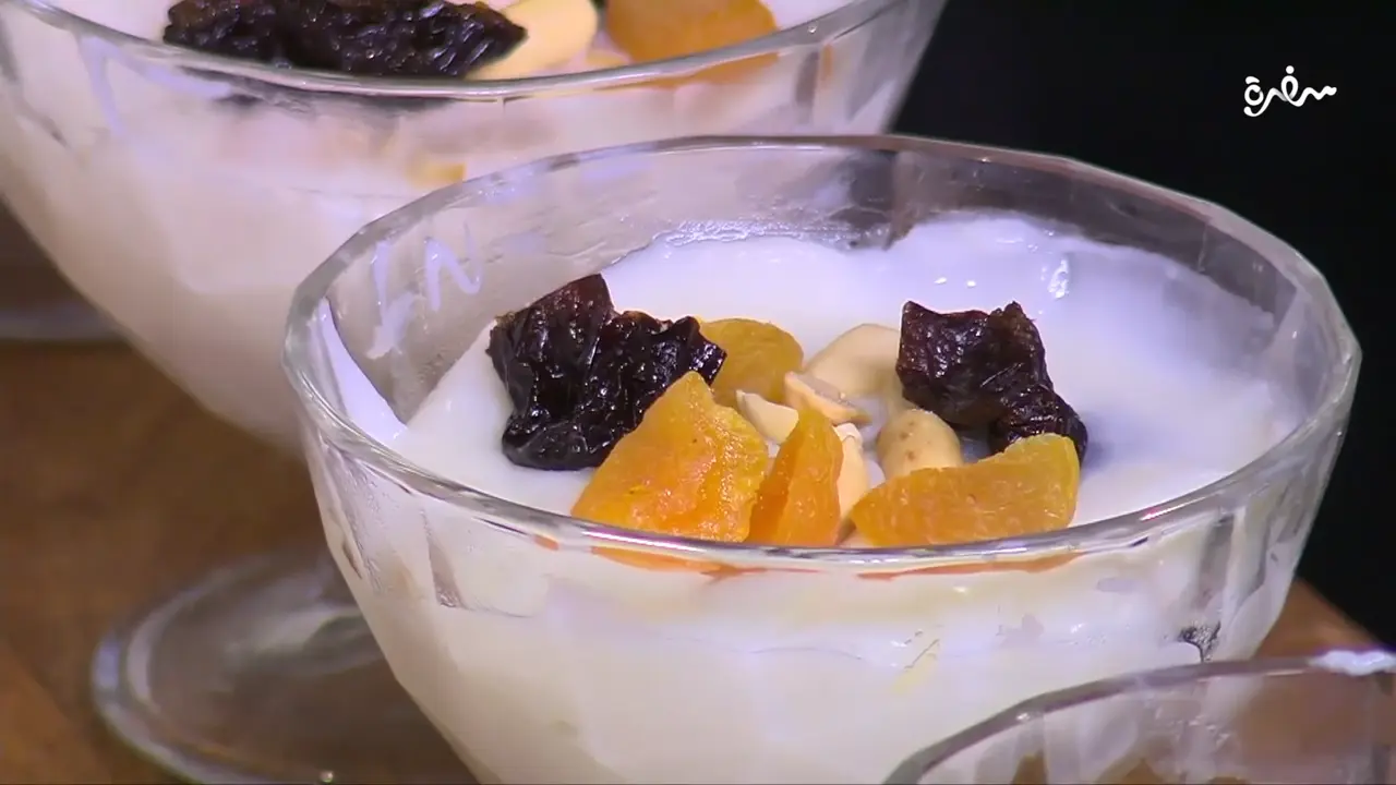 مهلبية بالقراصيا والمشمشية