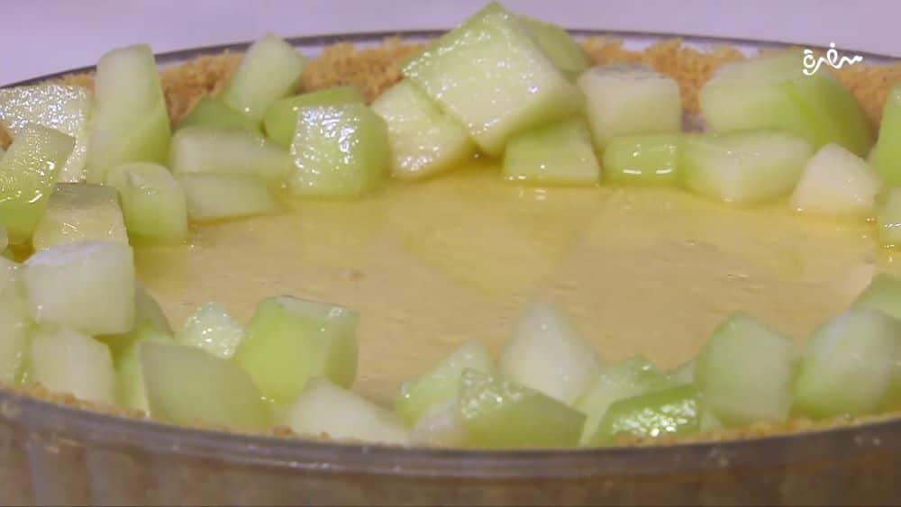 بار تشيز كيك الكنتالوب