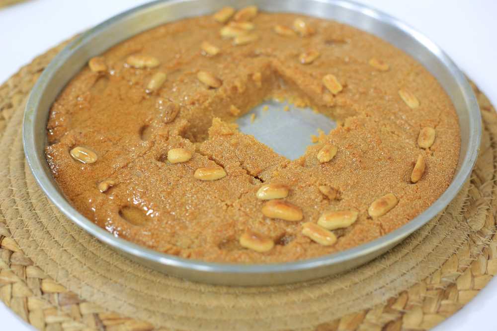 بسبوسة مكرملة