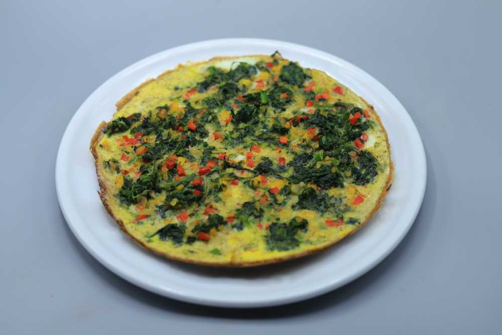 بيض بالخضار