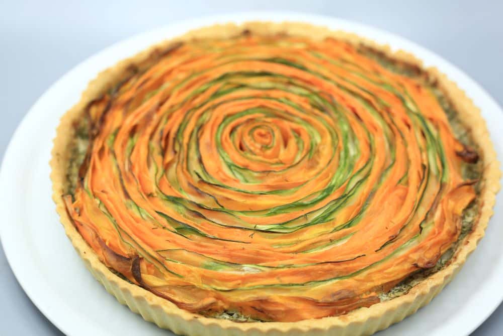 تارت الكوسا والجزر