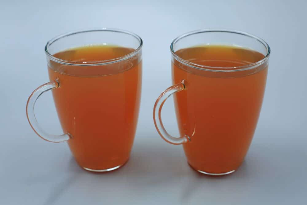 شاي بالفراولة