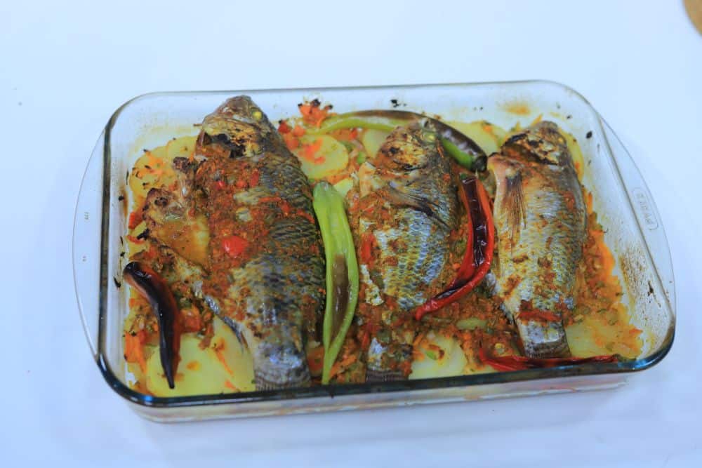 صينية سمك بلطي