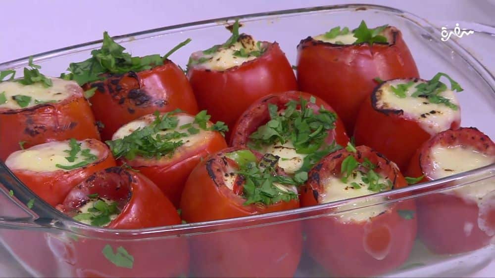 طماطم بالبيض